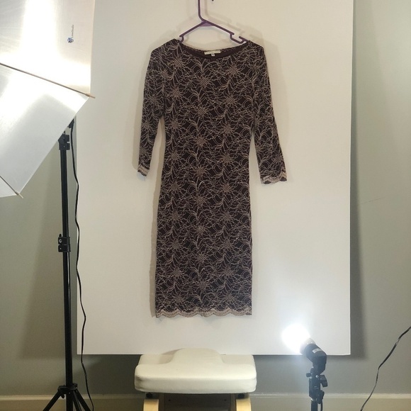 𝅺fleur and Stone Lace Overlay Dress - Picture 2 of 4